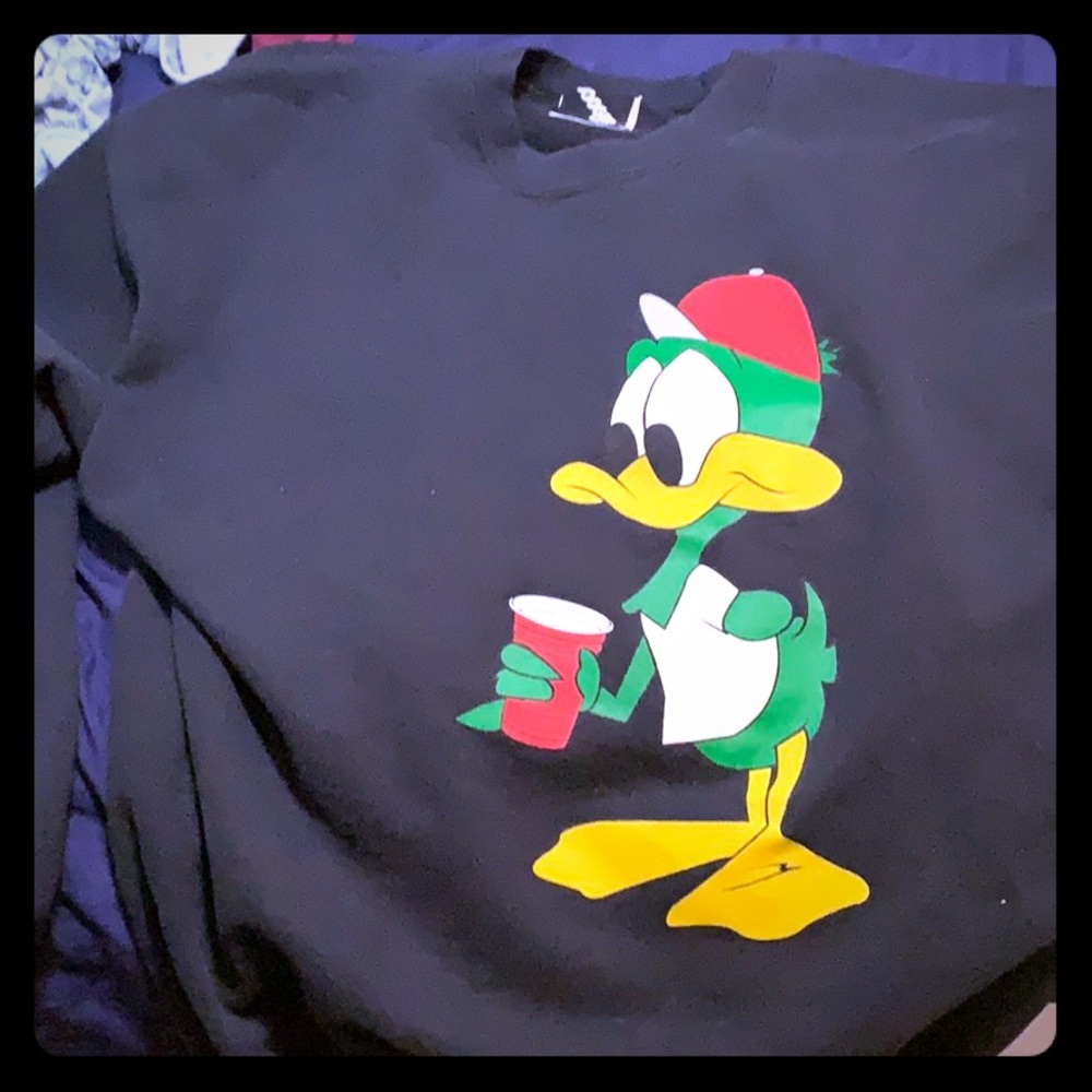 Booger kids duck crew neck
